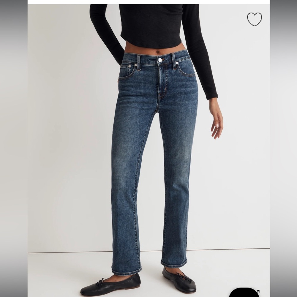 Madewell Kick Out Crop Jeans in Arlen Wash